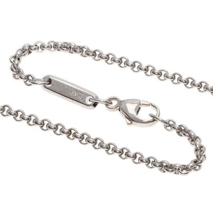 Chopard Happy diamond heart Necklace K18 White Gold Ladies [Used]