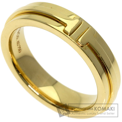 TIFFANY&Co. T TWO Ring K18 Yellow Gold Ladies [Used]