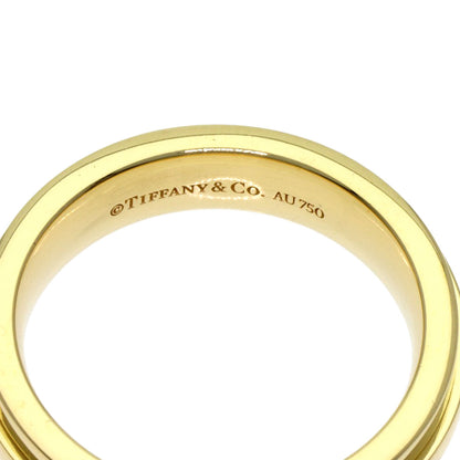 TIFFANY&Co. T TWO Ring K18 Yellow Gold Ladies [Used]