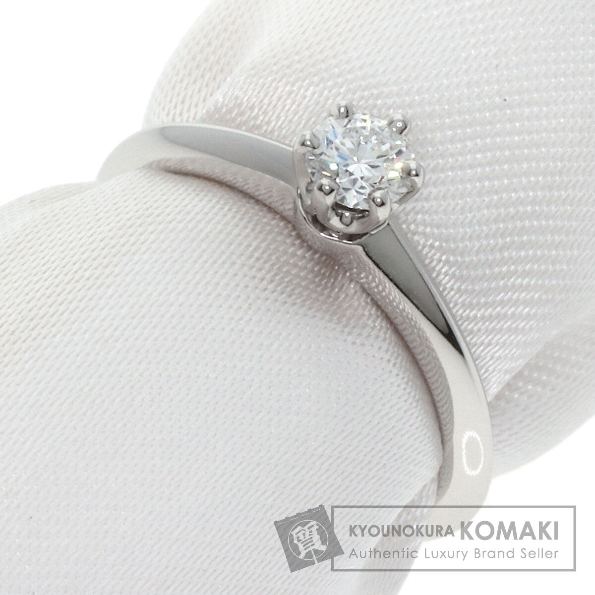 TIFFANY&Co. Solitaire Diamond Ring Platinum PT950 Ladies [Used]