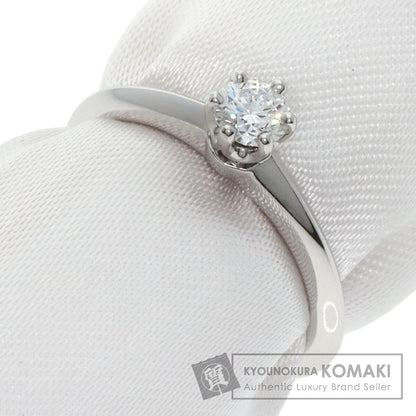 TIFFANY&Co. Solitaire Diamond Ring Platinum PT950 Ladies [Used]