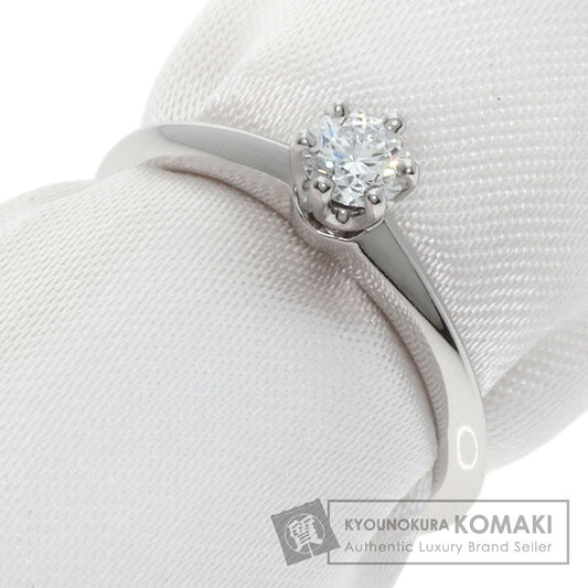 TIFFANY&Co. Solitaire Diamond Ring Platinum PT950 Ladies [Used]