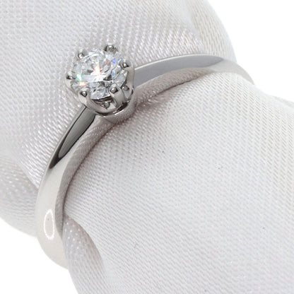 TIFFANY&Co. Solitaire Diamond Ring Platinum PT950 Ladies [Used]