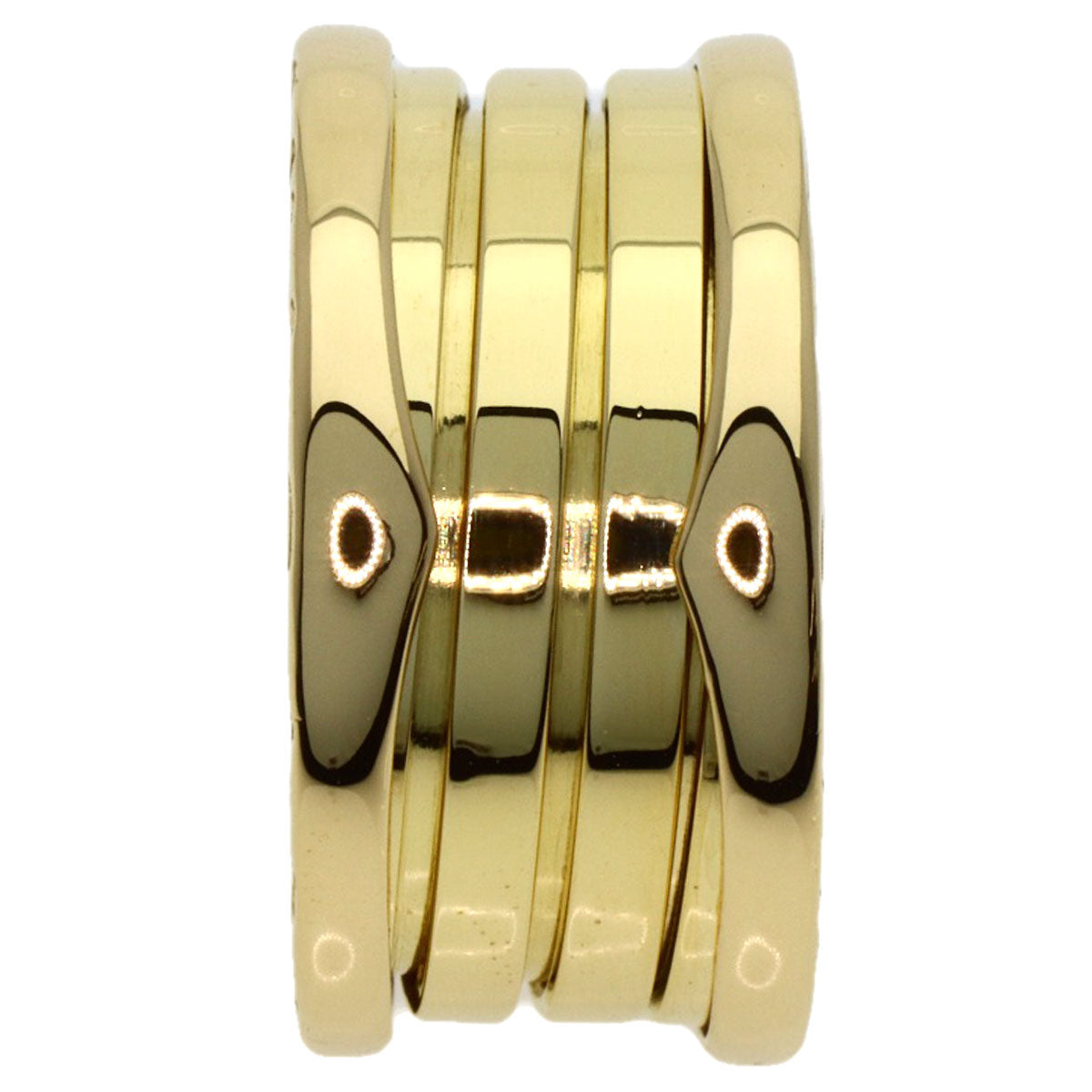 ブルガリ B-zero1 ビーゼロワン 3バンド #51 リング・指輪 K18イエローゴールド レディース 【中古】【BVLGARI】