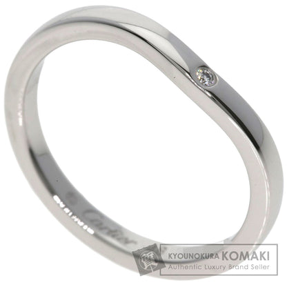 CARTIER Ballerina 3P Diamond #48 Ring Platinum PT950 Ladies [Used]