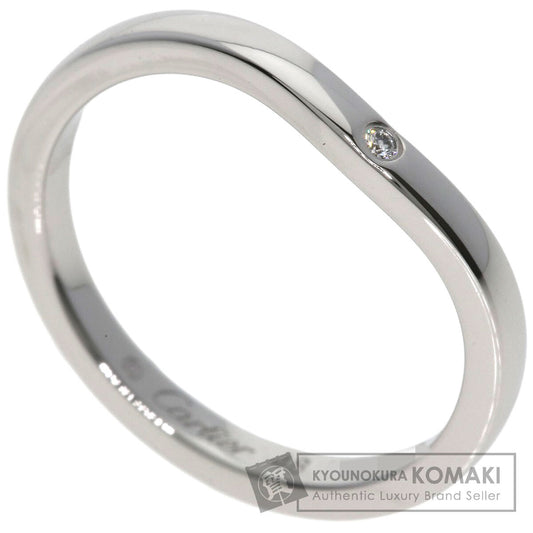 CARTIER Ballerina 3P Diamond #48 Ring Platinum PT950 Ladies [Used]