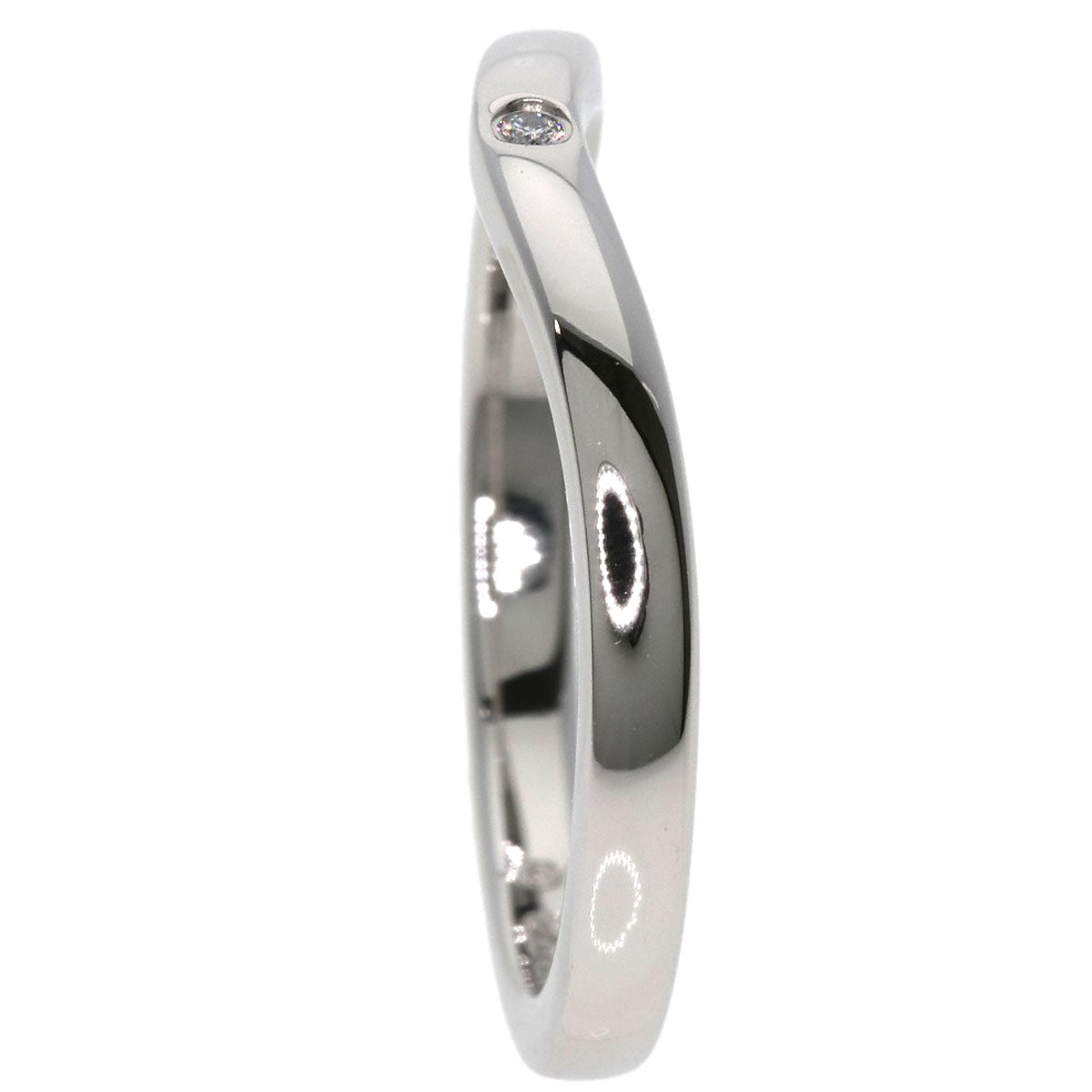 CARTIER Ballerina 3P Diamond #48 Ring Platinum PT950 Ladies [Used]