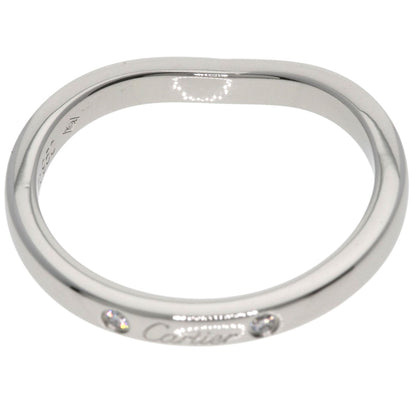 CARTIER Ballerina 3P Diamond #48 Ring Platinum PT950 Ladies [Used]
