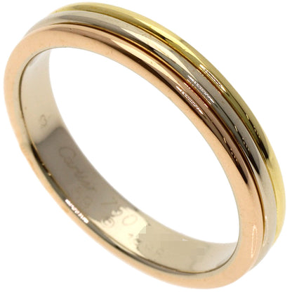 CARTIER Three Color #59 Ring K18 Yellow Gold 18K Pink GoldLadies [Used]