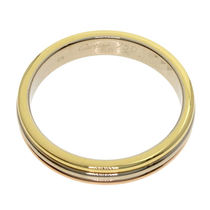 CARTIER Three Color #59 Ring K18 Yellow Gold 18K Pink GoldLadies [Used]