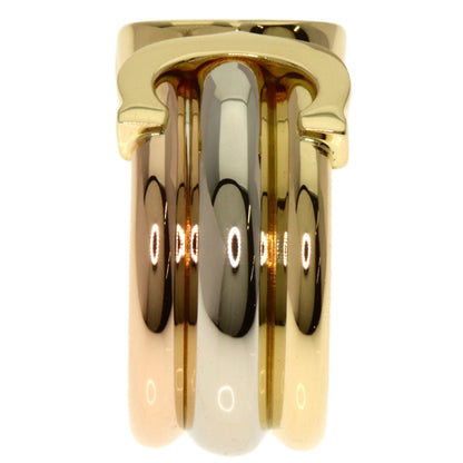 CARTIER 2C ring # 48 Ring K18 Yellow Gold K18 White GoldLadies [Used]