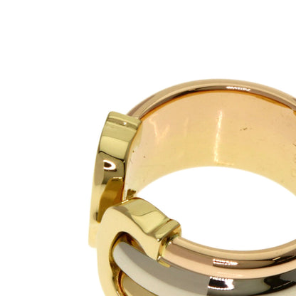 CARTIER 2C ring # 48 Ring K18 Yellow Gold K18 White GoldLadies [Used]