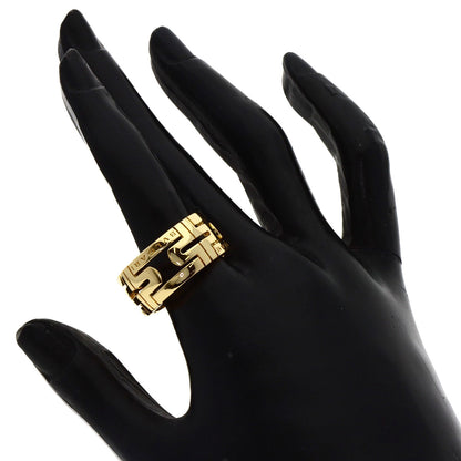 BVLGARI Parentesi Openwork Large #62 Ring K18 Yellow Gold Ladies [Used]