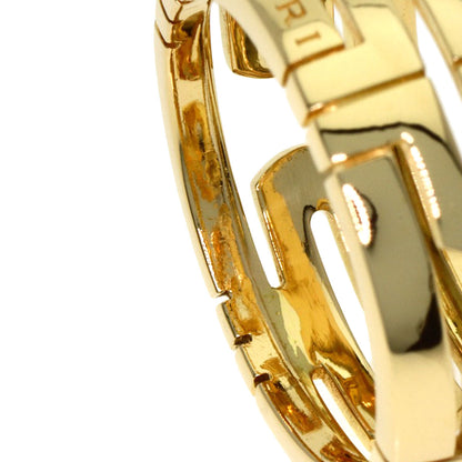 BVLGARI Parentesi Openwork Large #62 Ring K18 Yellow Gold Ladies [Used]
