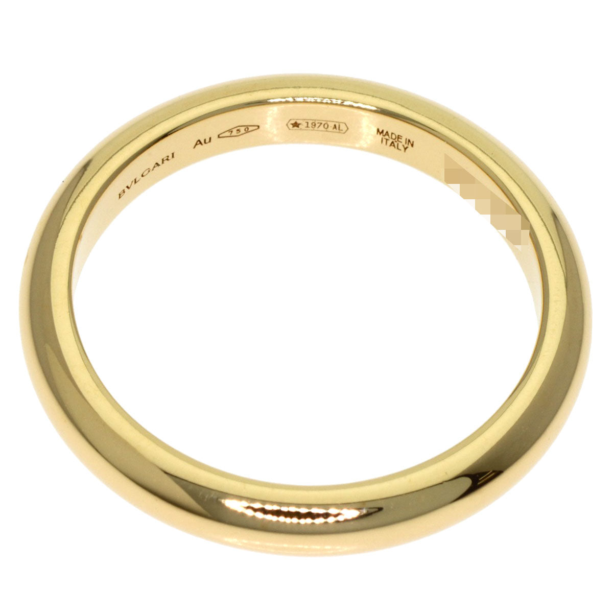 BVLGARI Wedding band Ring K18 Yellow Gold Ladies [Used]
