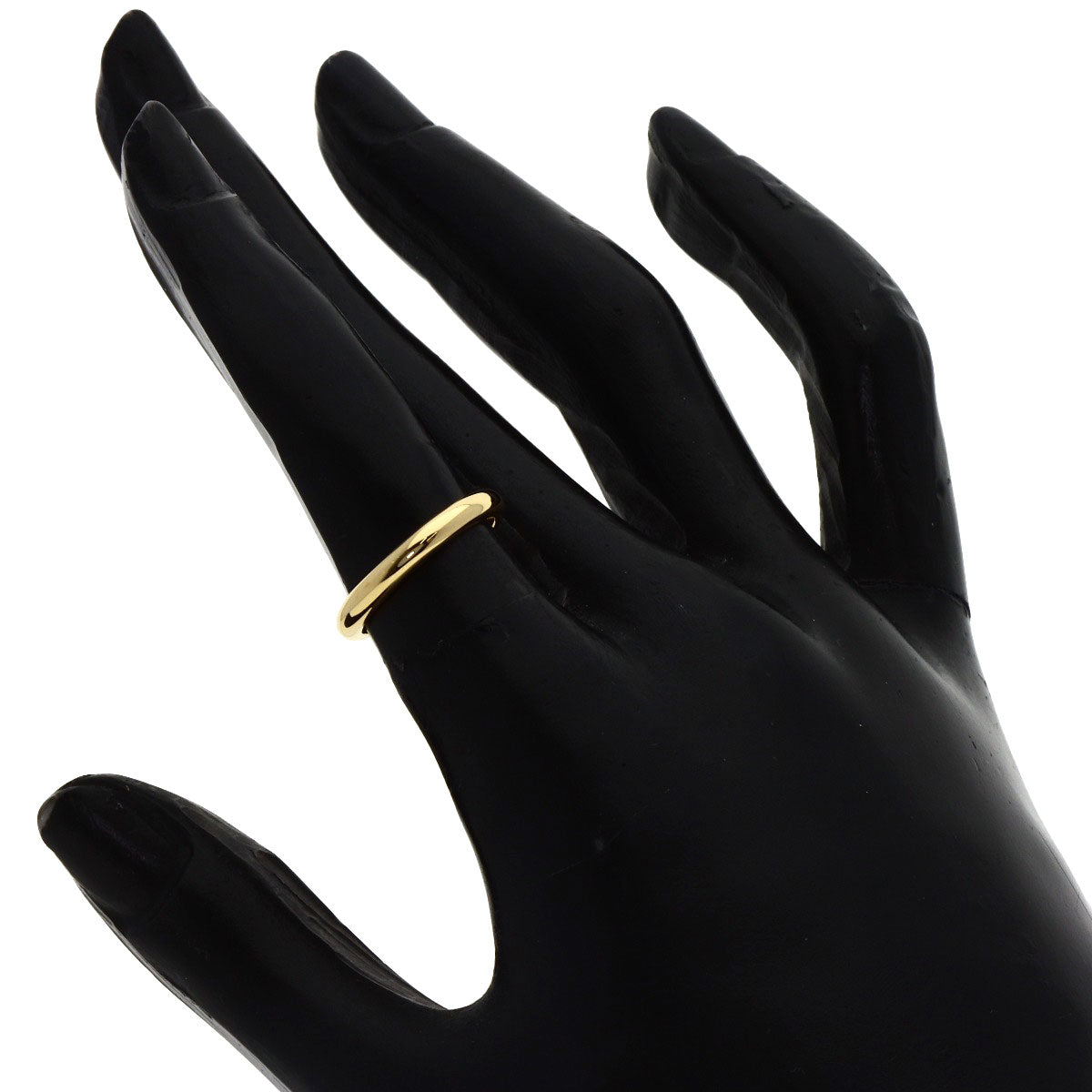 BVLGARI Wedding band Ring K18 Yellow Gold Ladies [Used]