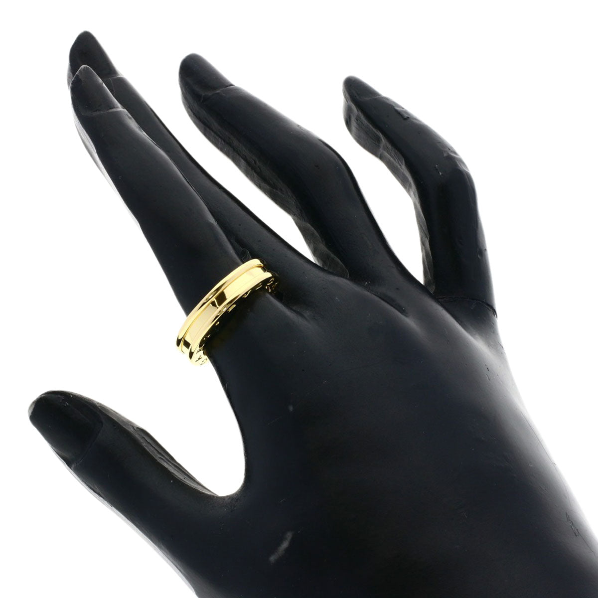 BVLGARI B.zero1 XS #52 Ring K18 Yellow Gold Ladies [Used]