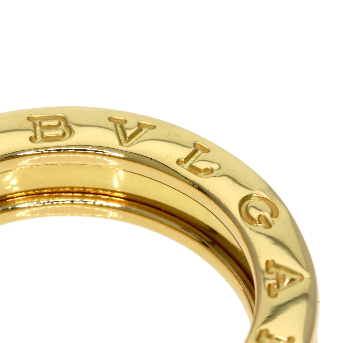 BVLGARI B.zero1 XS #52 Ring K18 Yellow Gold Ladies [Used]