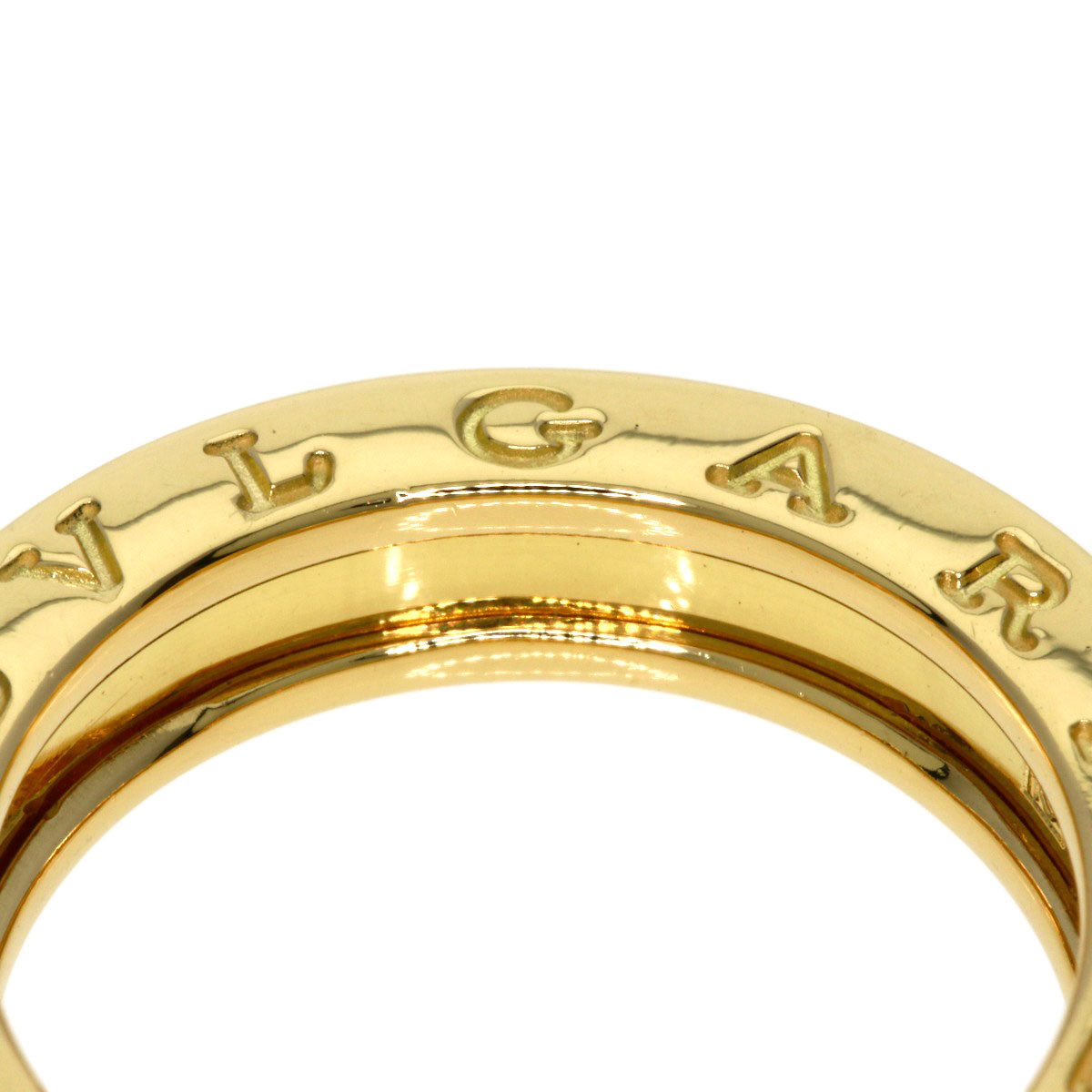 BVLGARI B.zero1 XS #52 Ring K18 Yellow Gold Ladies [Used]