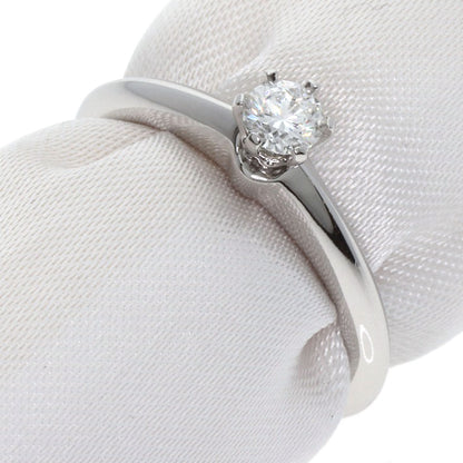 TIFFANY&Co. Solitaire Diamond Ring Platinum PT950 Ladies [Used]