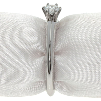 TIFFANY&Co. Solitaire Diamond Ring Platinum PT950 Ladies [Used]