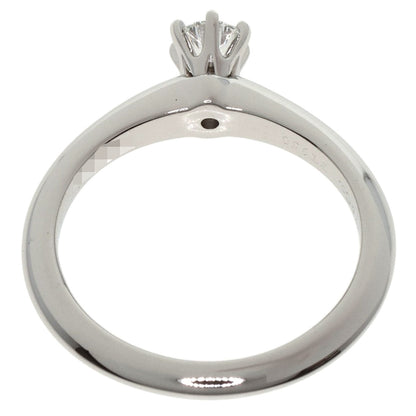 TIFFANY&Co. Solitaire Diamond Ring Platinum PT950 Ladies [Used]