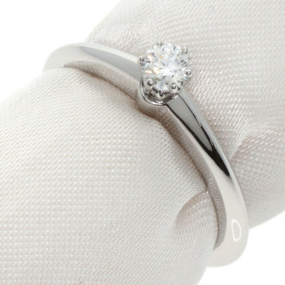 TIFFANY&Co. Solitaire Diamond Ring Platinum PT950 Ladies [Used]