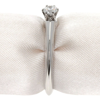 TIFFANY&Co. Solitaire Diamond Ring Platinum PT950 Ladies [Used]