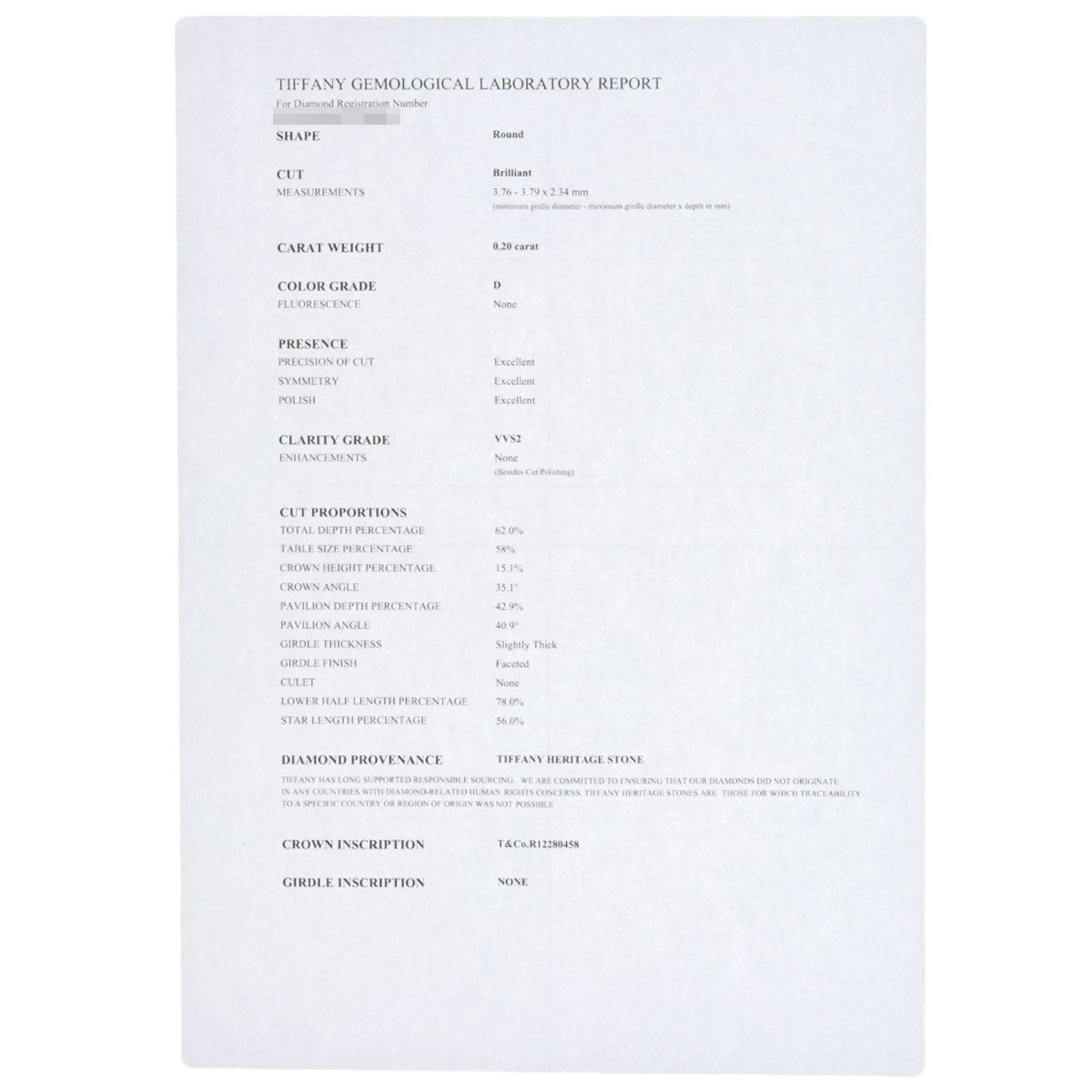 TIFFANY&Co. Harmony Diamond Ring Platinum PT950 Ladies [Used]