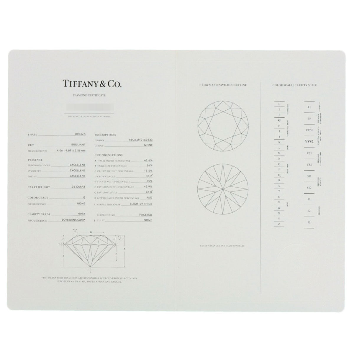 TIFFANY&Co. Harmony Diamond Ring Platinum PT950 Ladies [Used]