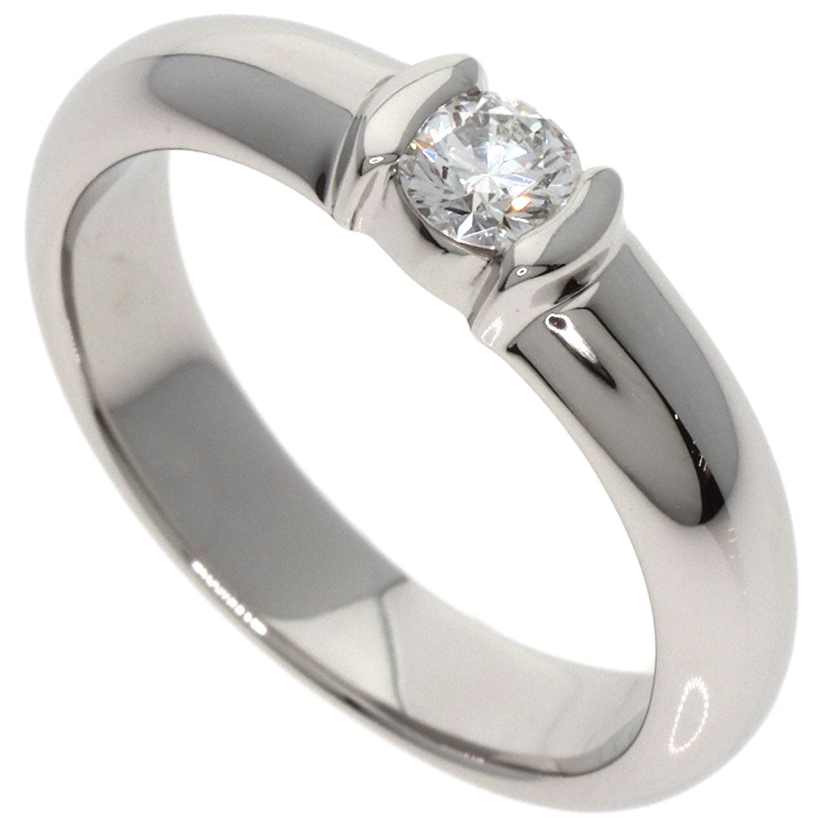 TIFFANY&Co. Dots Diamond Ring Platinum PT950 Ladies [Used]