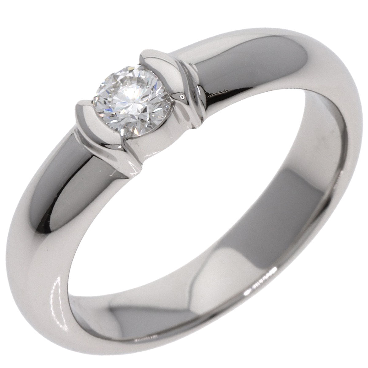 TIFFANY&Co. Dots Diamond Ring Platinum PT950 Ladies [Used]