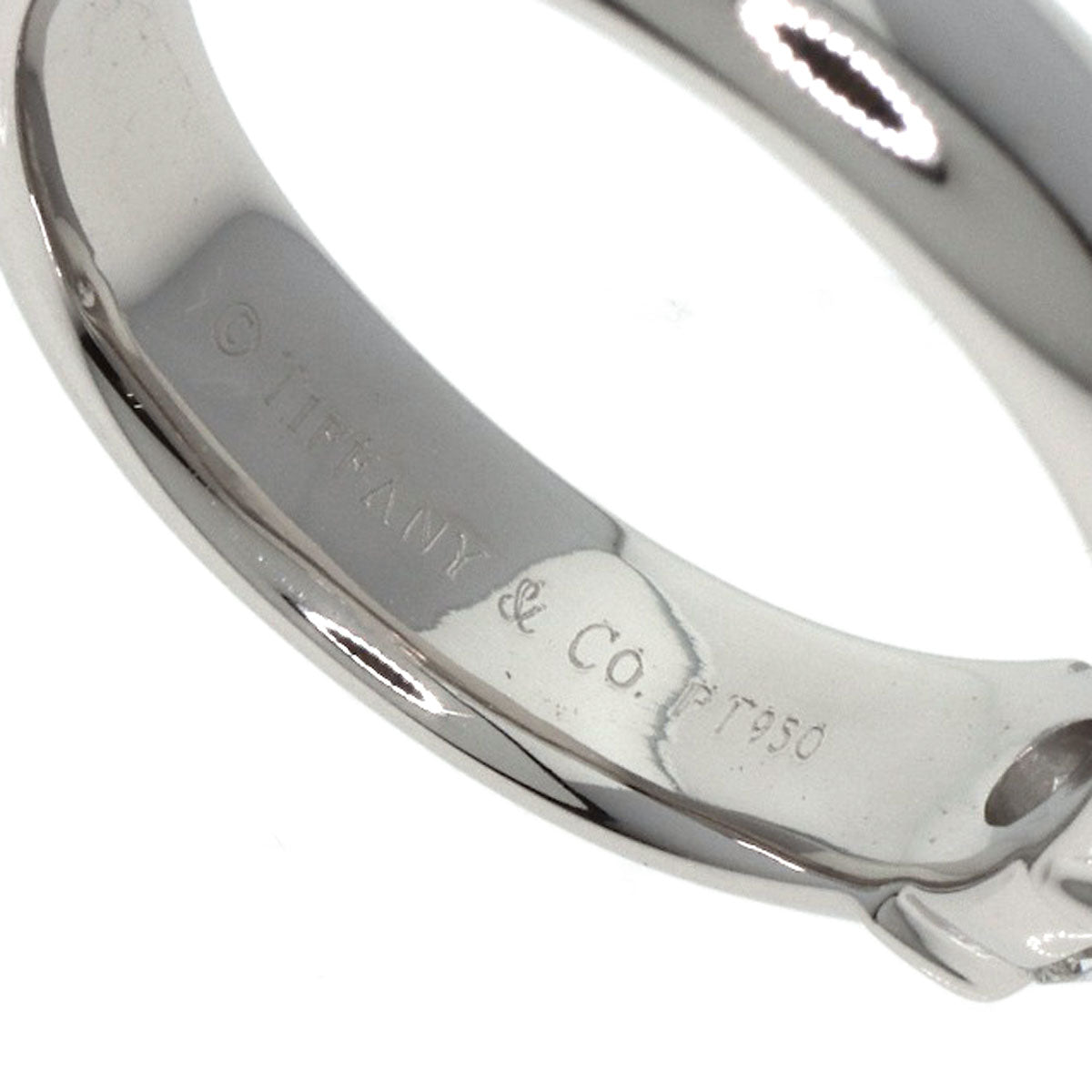 TIFFANY&Co. Dots Diamond Ring Platinum PT950 Ladies [Used]