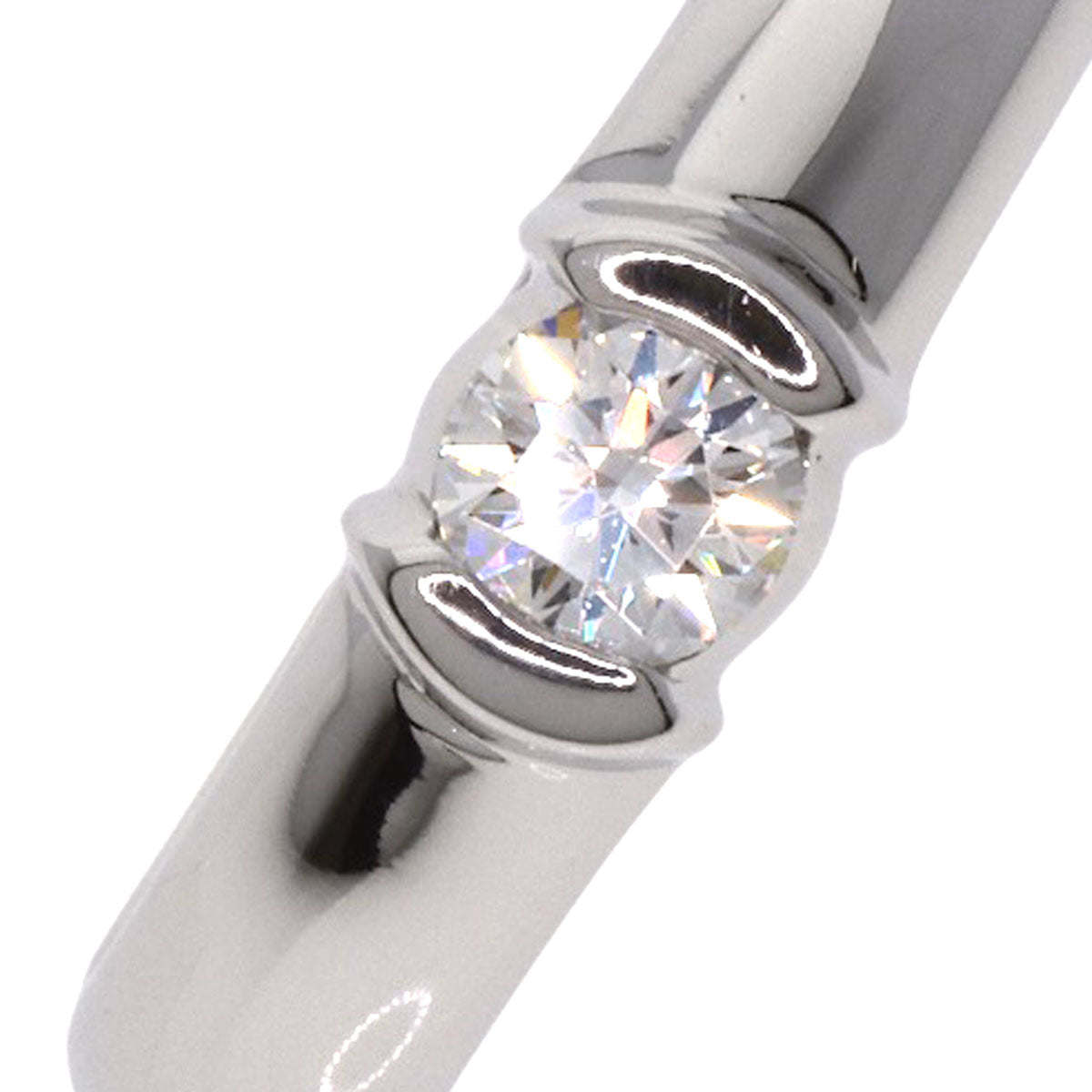 TIFFANY&Co. Dots Diamond Ring Platinum PT950 Ladies [Used]