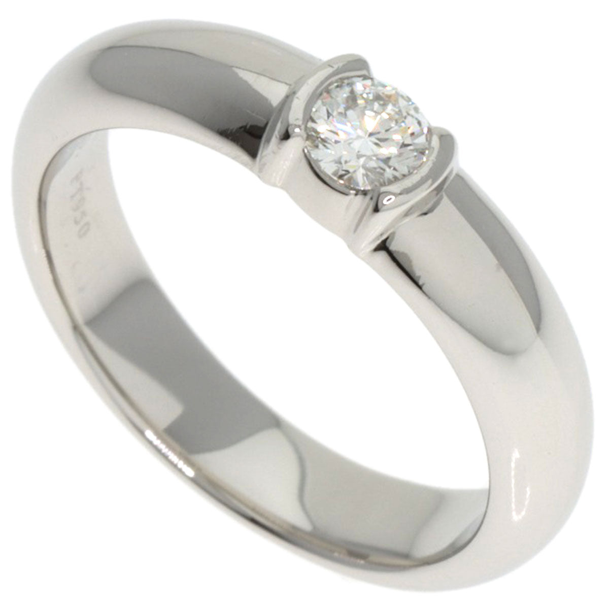 TIFFANY&Co. Dots Diamond Ring Platinum PT950 Ladies [Used]