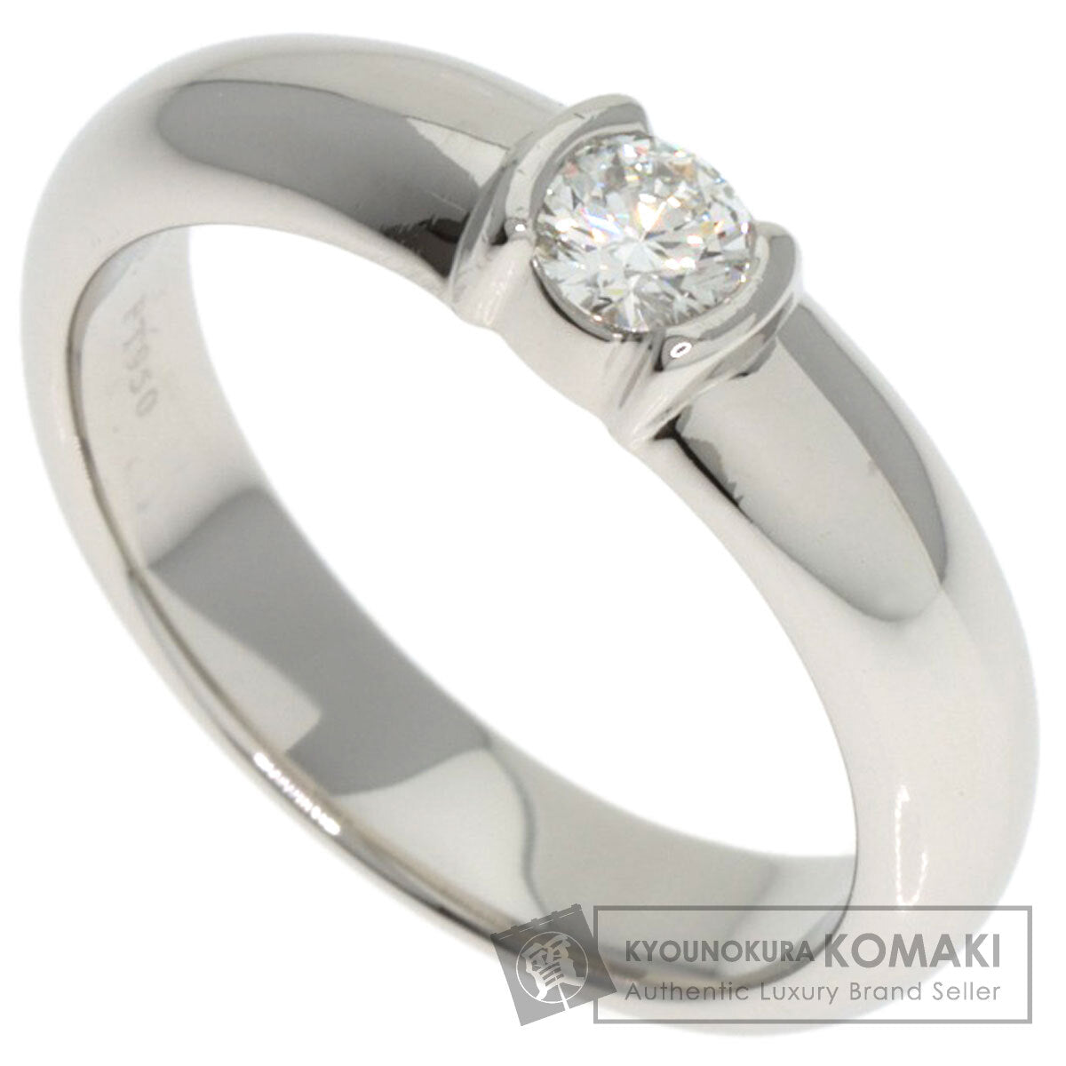 TIFFANY&Co. Dots Diamond Ring Platinum PT950 Ladies [Used]