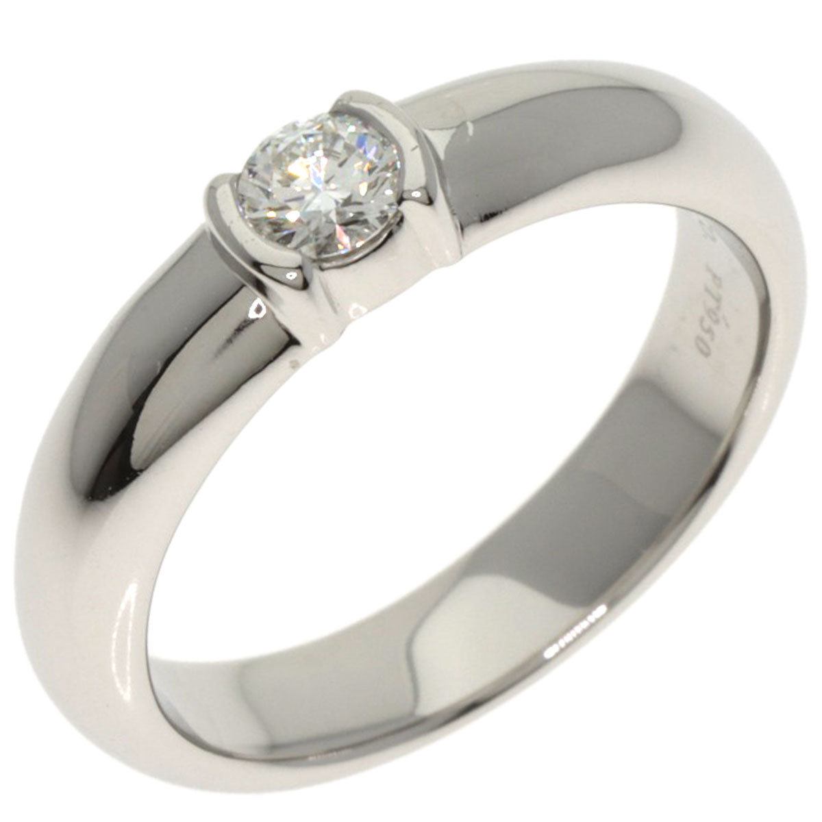 TIFFANY&Co. Dots Diamond Ring Platinum PT950 Ladies [Used]