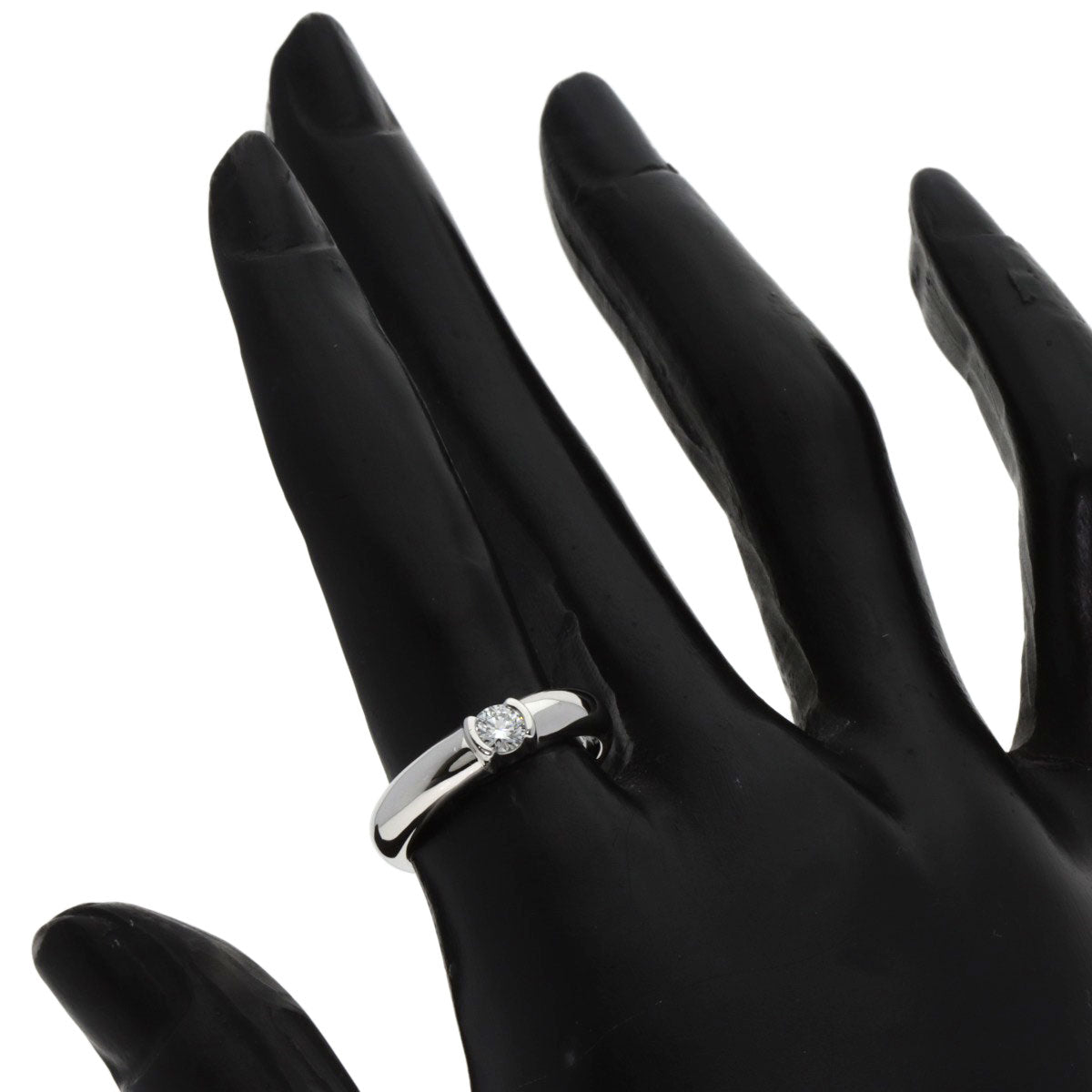 TIFFANY&Co. Dots Diamond Ring Platinum PT950 Ladies [Used]