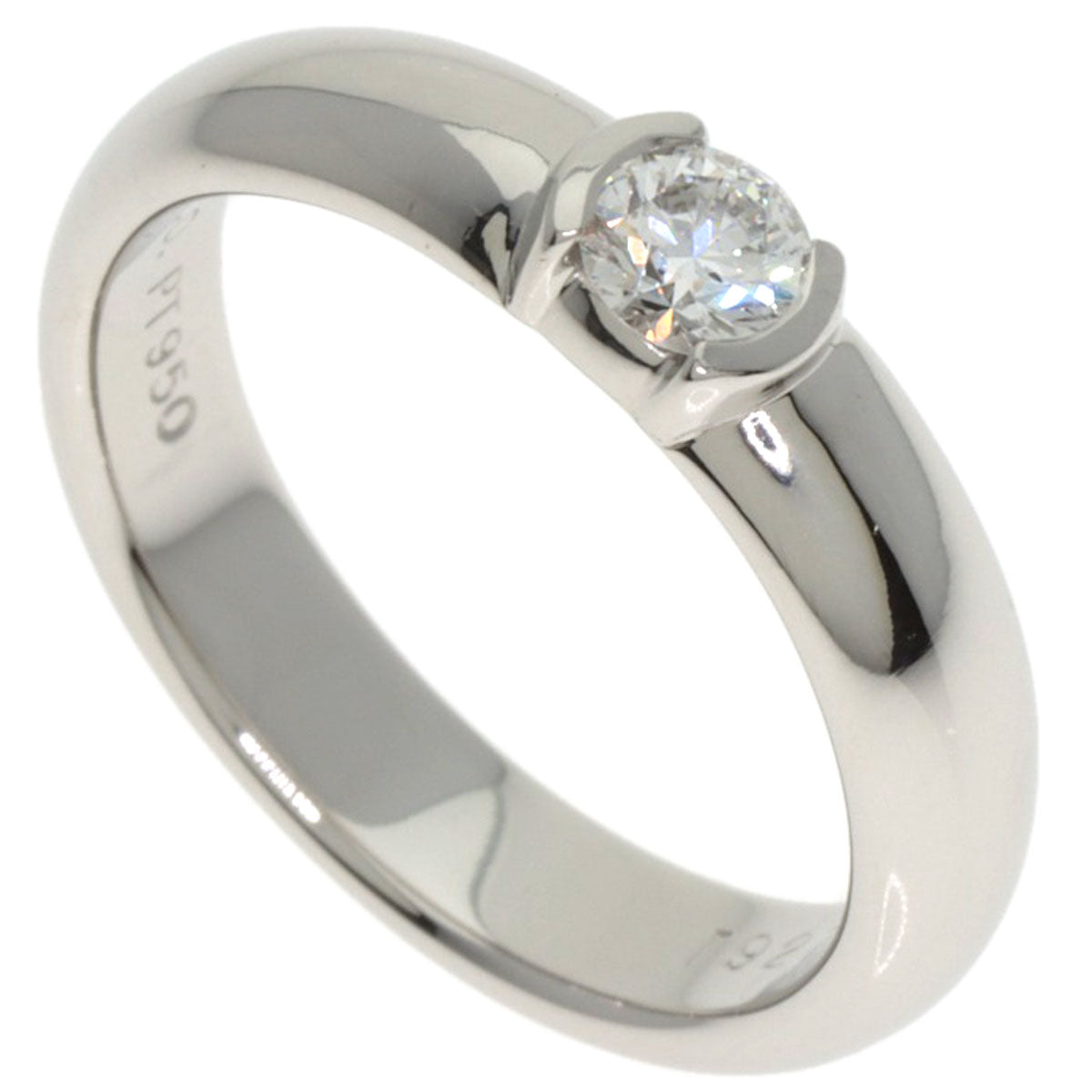 TIFFANY&Co. Dots Diamond Ring Platinum PT950 Ladies [Used]