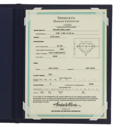 TIFFANY&Co. Dots Diamond Ring Platinum PT950 Ladies [Used]