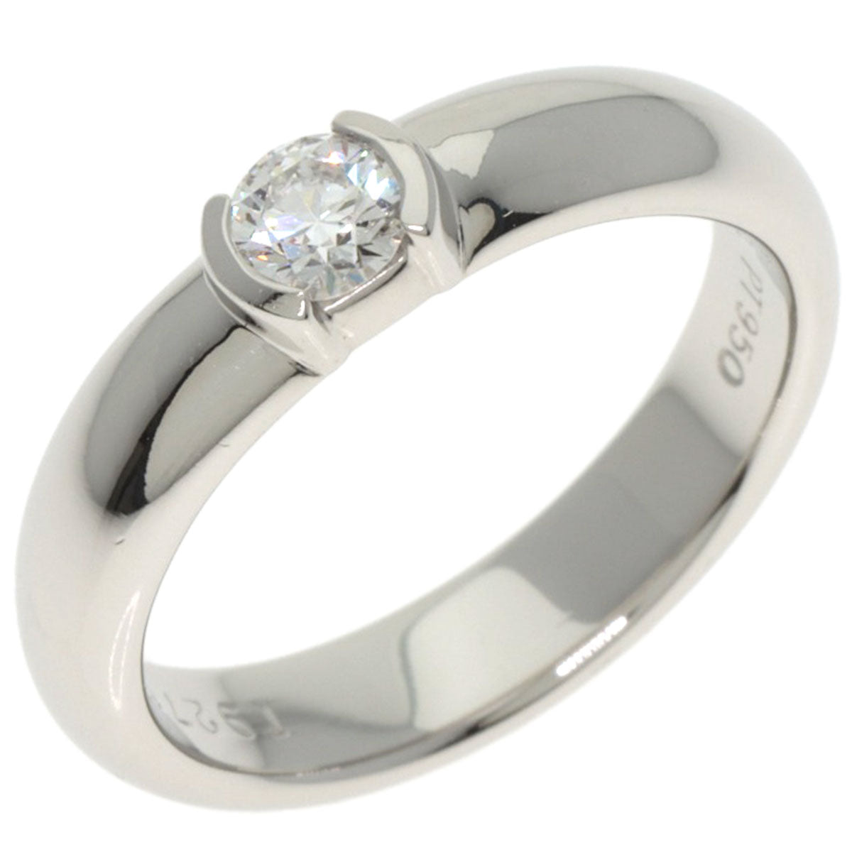 TIFFANY&Co. Dots Diamond Ring Platinum PT950 Ladies [Used]