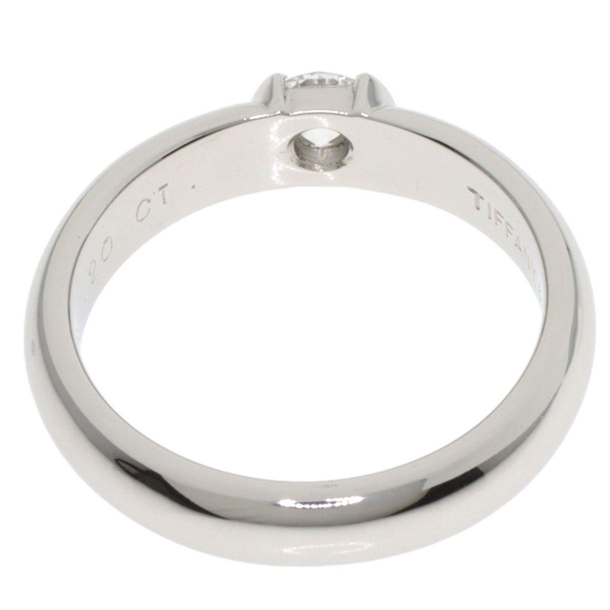 TIFFANY&Co. Dots Diamond Ring Platinum PT950 Ladies [Used]