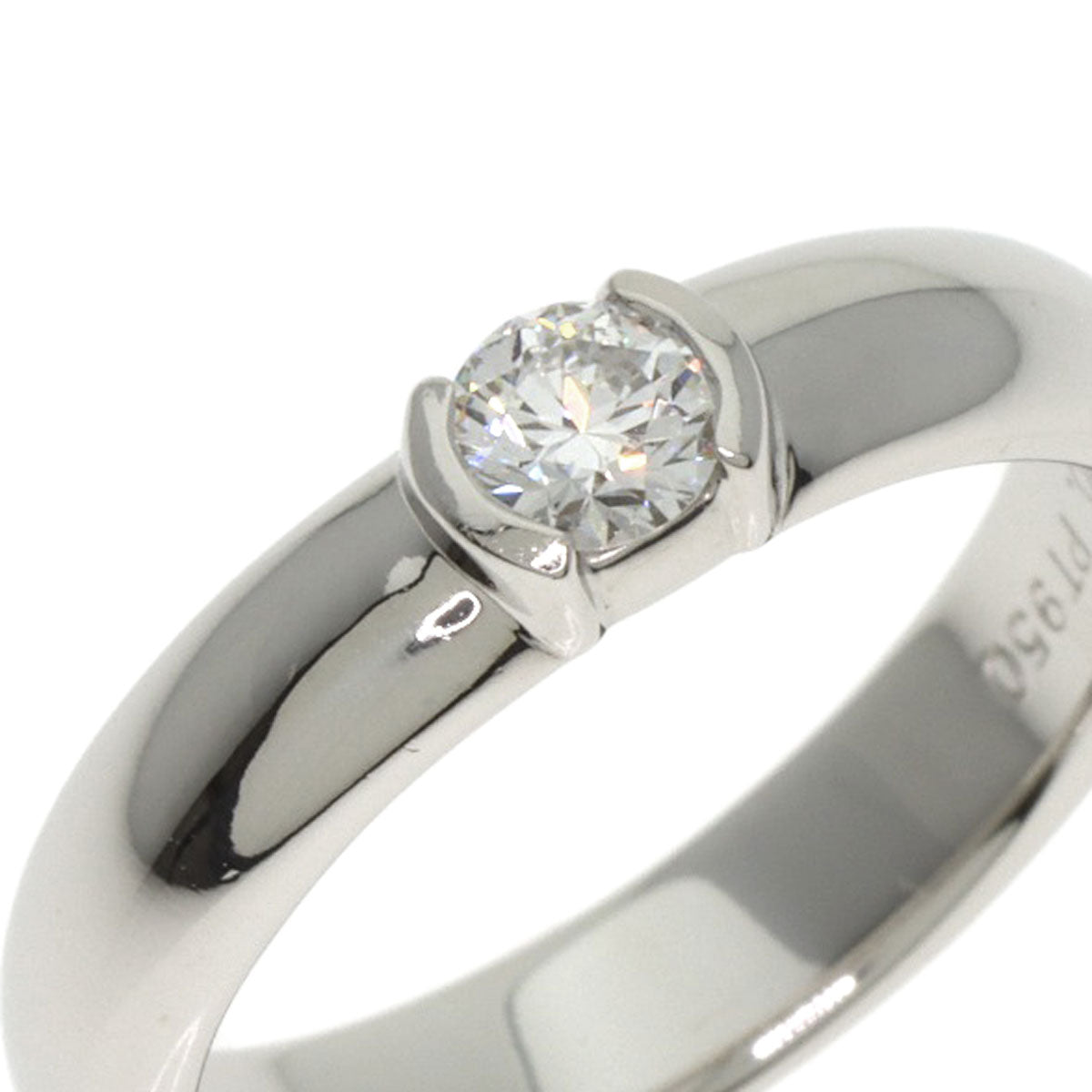 TIFFANY&Co. Dots Diamond Ring Platinum PT950 Ladies [Used]