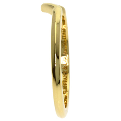 TIFFANY&Co. V band Ring K18 Yellow Gold Ladies [Used]