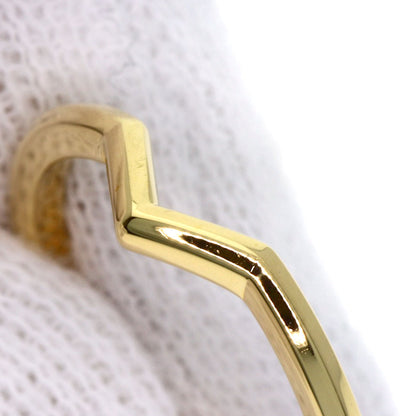 TIFFANY&Co. V band Ring K18 Yellow Gold Ladies [Used]