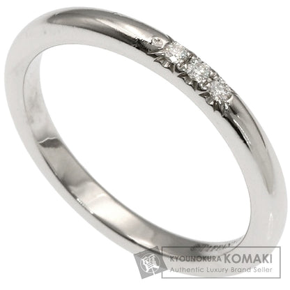 TIFFANY&Co. Forever 3P Diamond Ring Platinum PT950 Ladies [Used]