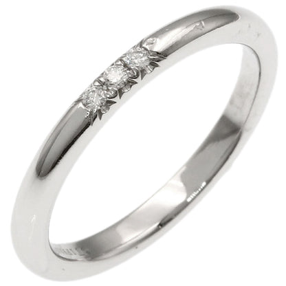 TIFFANY&Co. Forever 3P Diamond Ring Platinum PT950 Ladies [Used]