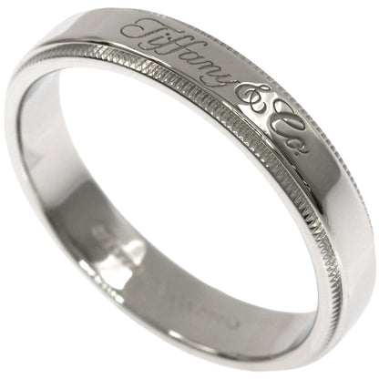 TIFFANY&Co. Milgrain Ring Platinum PT950 Ladies [Used]