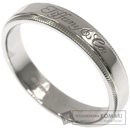 TIFFANY&Co. Milgrain Ring Platinum PT950 Ladies [Used]