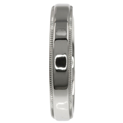 TIFFANY&Co. Milgrain Ring Platinum PT950 Ladies [Used]